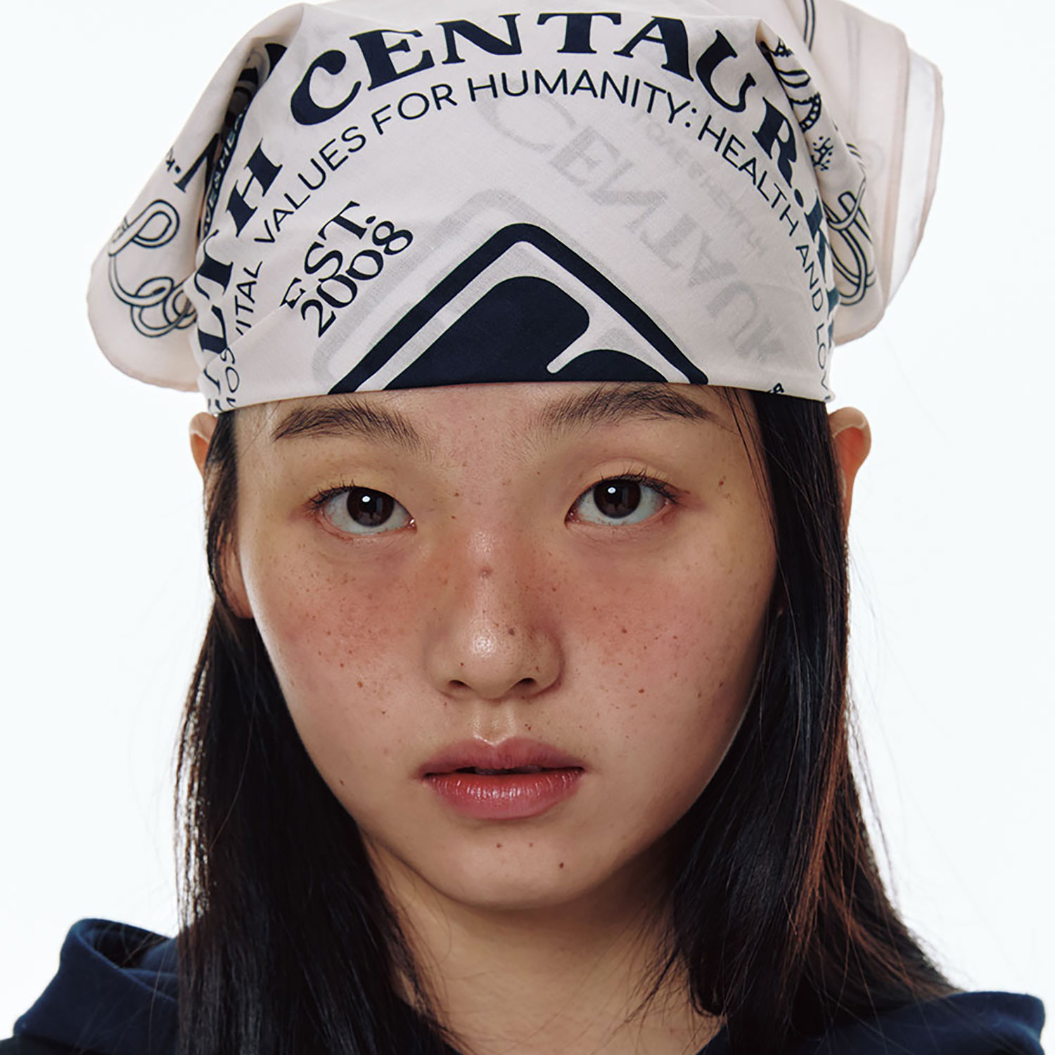 【CENTAUR.KR】CENTAUR ARCHIVE SMALL BANDANA バンダナ CENTAUR ARCHIVE SMALL BANDANA_CREAM - 감도 깊은 취향 셀렉트