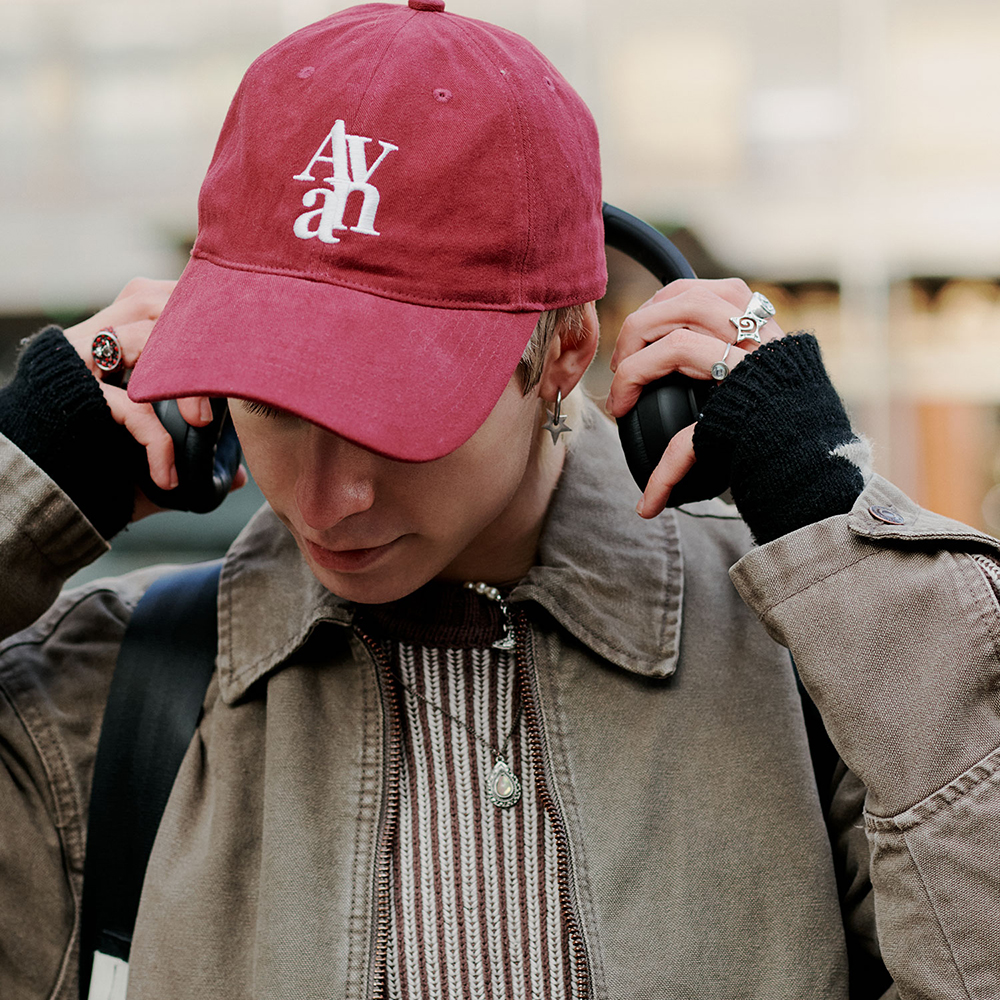 [CODEGRAPHY]★韓国人気★Square logo washing color ball cap CODEGRAPHY]☆韓国人気☆Square logo washing color ball cap