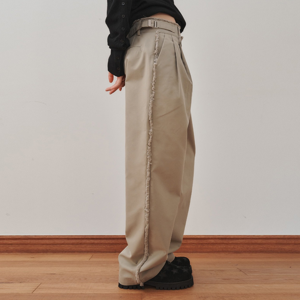 【PLZPROJECT】 DESTROYED TROUSERS★韓国商品 PLZPROJECT(プリーズプロジェクト) DESTROYED TROUSERS パンツ