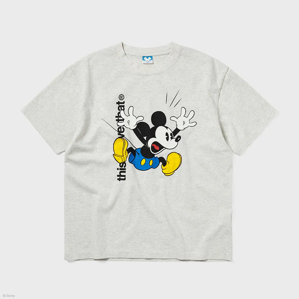 【1011GALLERY】 Gallery Mickey T-Shirts - Washed Gray ☆1011GALLERY☆Gallery Mickey T-Shirts☆Washed Gray