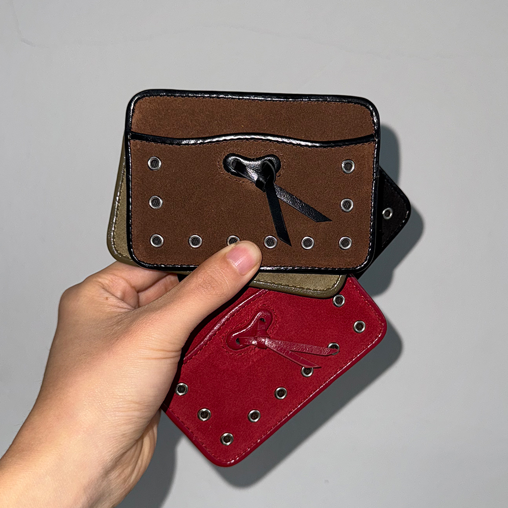 【JOSEPH&STACEY】Lucky Knit Card Wallet Chain Leopard Kitty Lucky Knit Card Wallet With Chain Leopard Hello Kitty (ALL