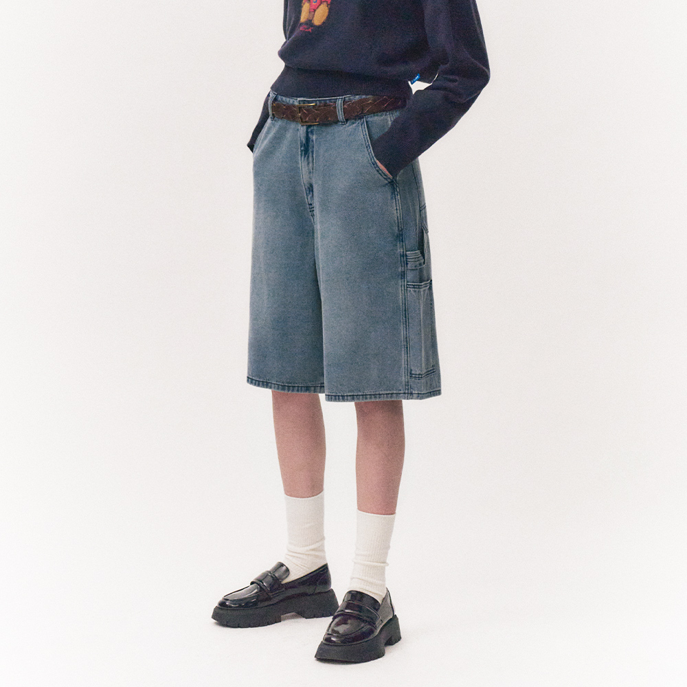 TCM starfish denim half pants (blue) - 감도 깊은 취향 셀렉트