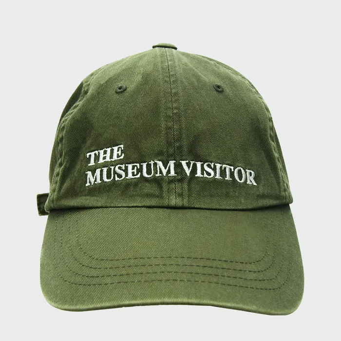 THEMUSEUMVISITOR LOGO WASHED BALLCAP - 감도 깊은 취향 셀렉트