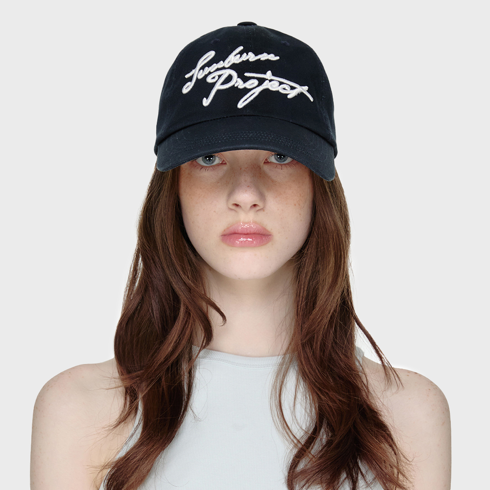 韓国商品/SUNBURN PROJECT Sunburn Lettering Logo Cap Sunburn Lettering Logo Cap, BROWN - sunburnproject