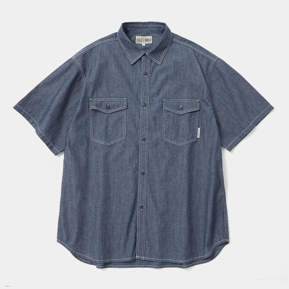 ★★Columbia★★ COLUMBIA TRAJAN LABEL CONTRAST STITCH DENIM Columbia University-COLUMBIA TRAJAN LABEL CONTRAST STITCH