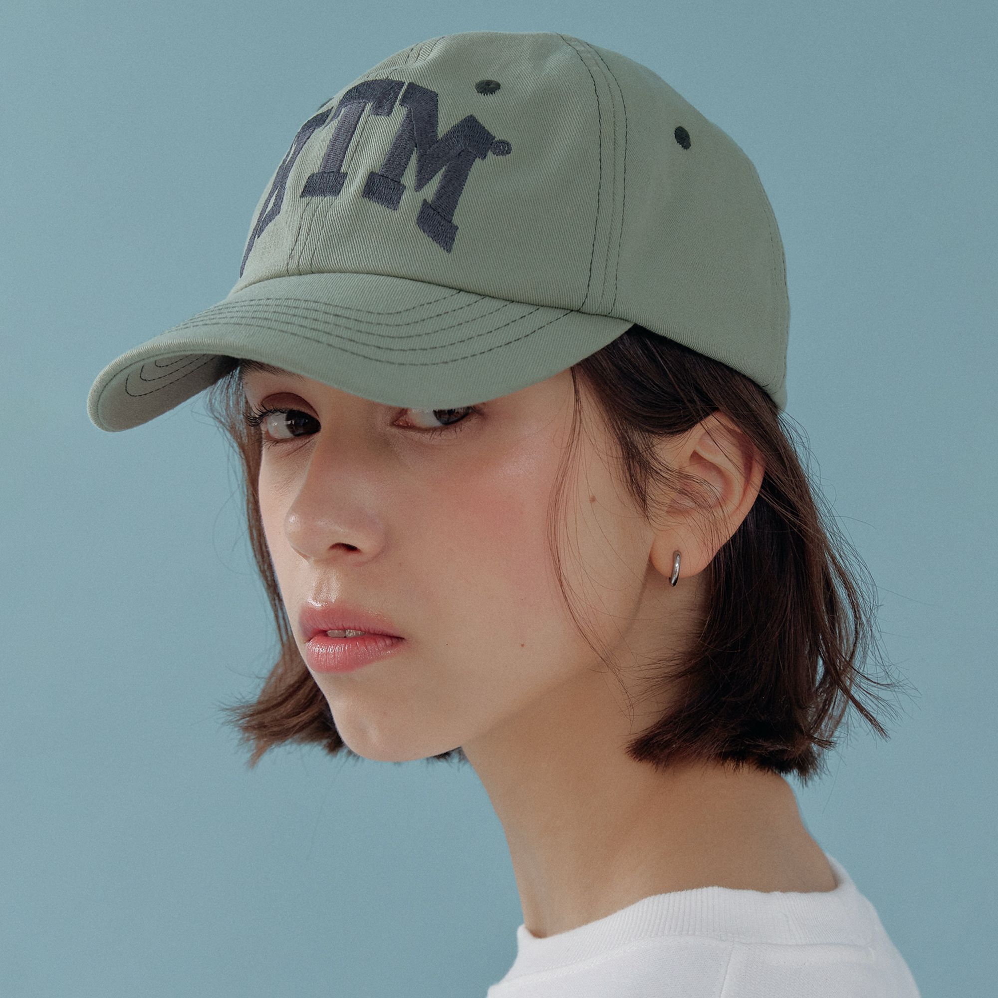 [AEAE]WASHED CAPITAL LOGO CAP [ECRU]。 MUSINSA | AEAE WASHED CAPITAL LOGO CAP [ECRU]