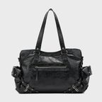 STUD POCKET BIG BAG IN BLACK