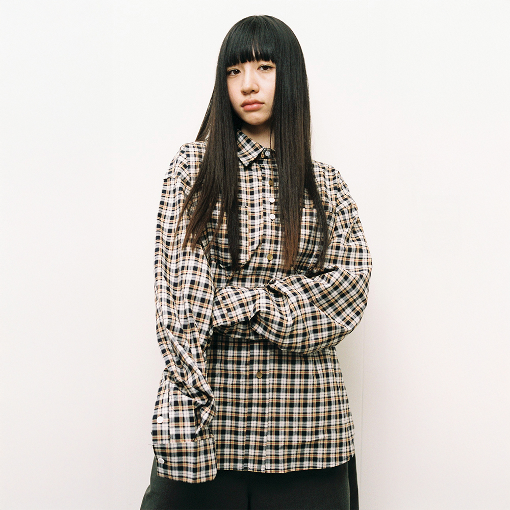 MONOHA：25SS Crisp Check Shirts Crisp check shirt (navy) : MONOHA