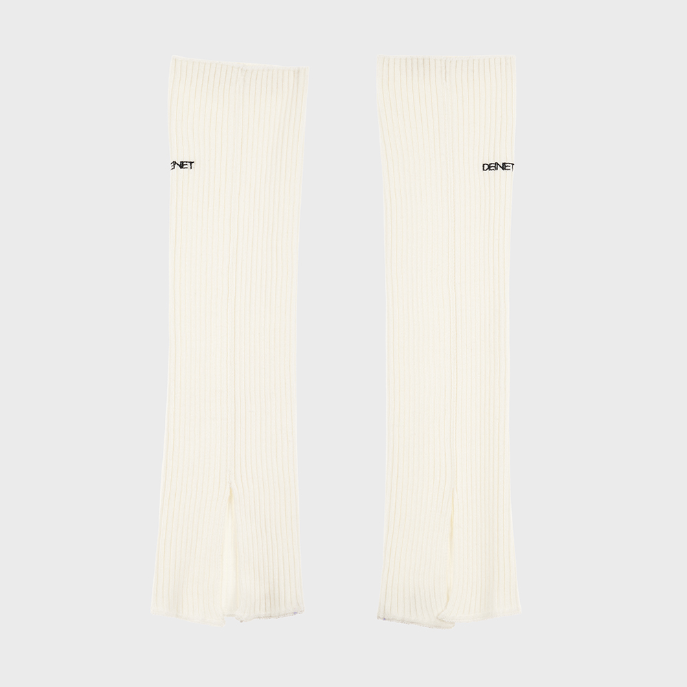 ファッション雑貨・小物その他 +DEINET+ POINT KINT SLIT LEG WARMER IN BLACK KDCXB4S33110600 POINT KINT SLIT LEG WARMER IN IVORY - 감도 깊은 취향 셀렉트