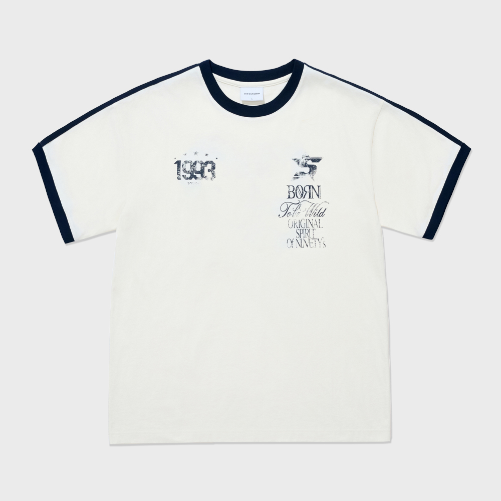 [AEAE]ATHLETE STRIPE HALF T-SHIRTS 【SKYBLUE】(スカイブル ATHLETE STRIPE HALF T-SHIRTS [SKYBLUE] – aeae JAPAN