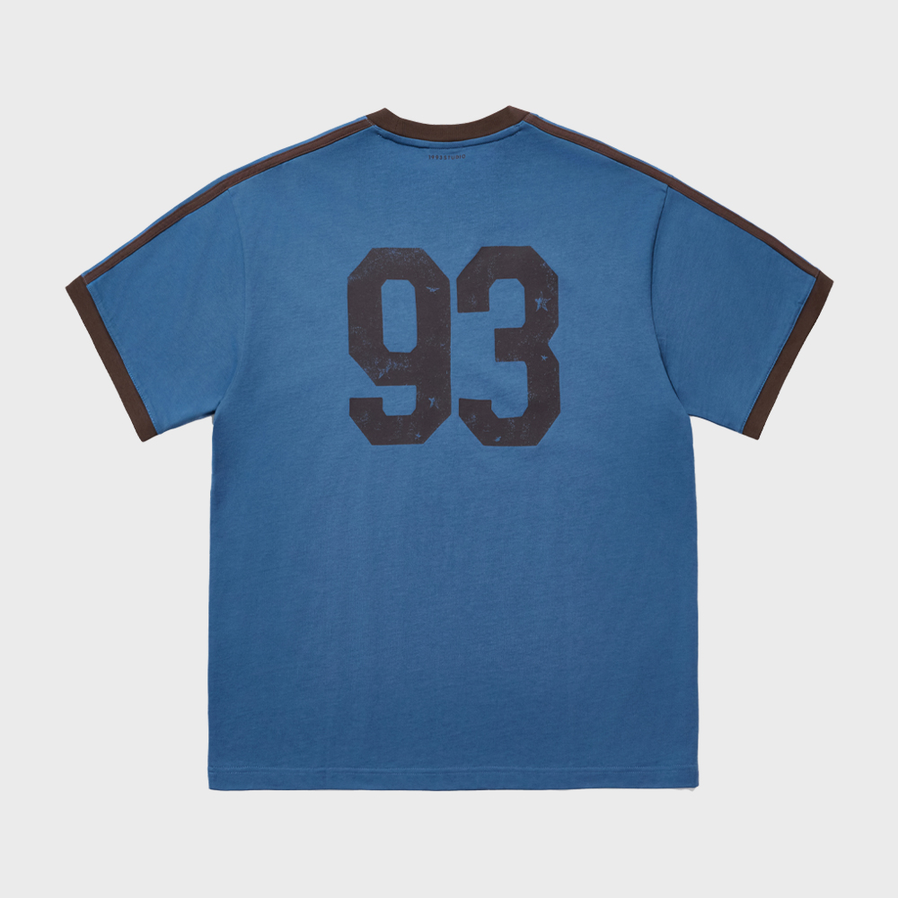 1993studio 93 Track Ringer T-Shirt_Oat Beige