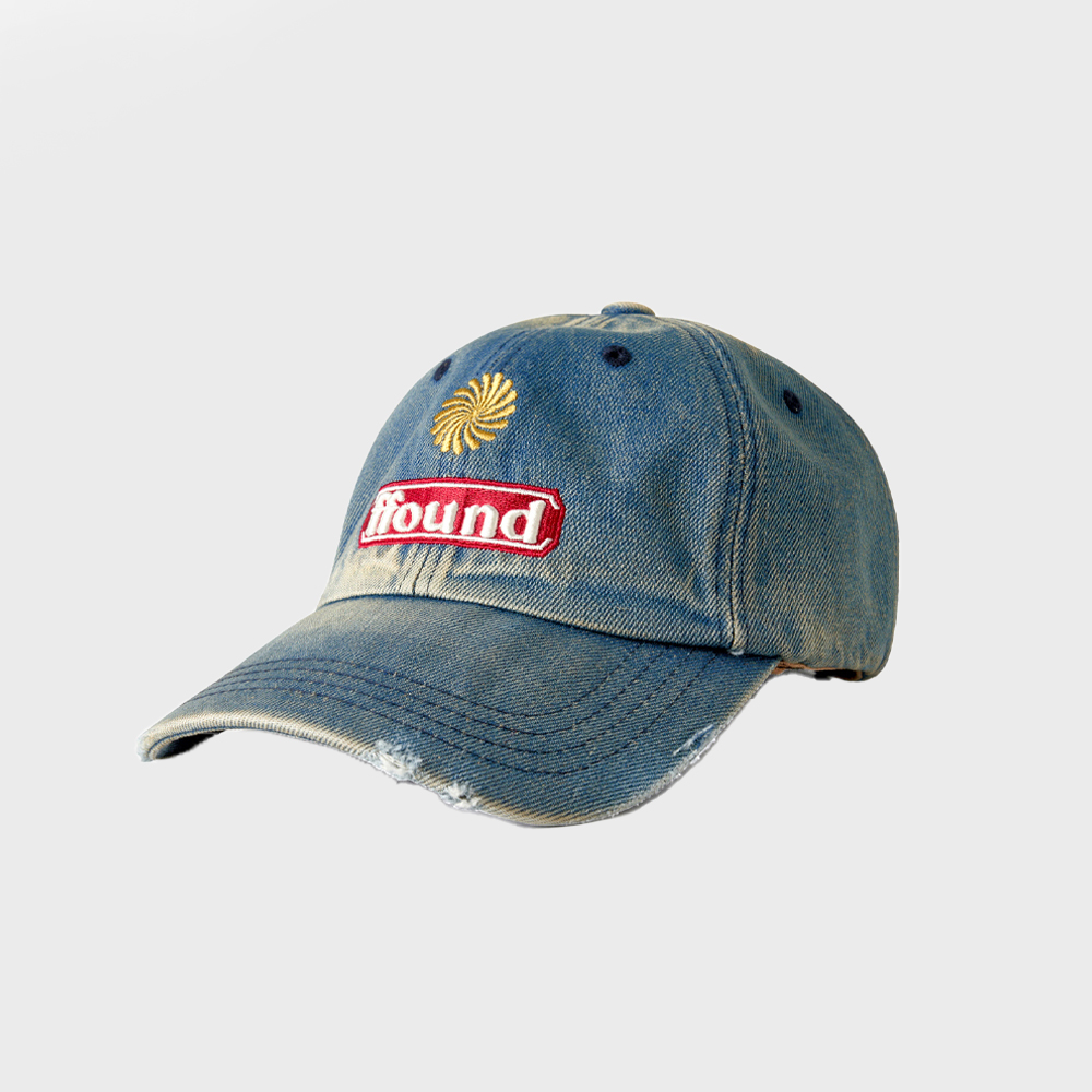 ☆HUMAN N CAT☆ Pound 3 Destroyed Washed Denim Ball Cap Blue $_57.JPG?set_id=8800005007