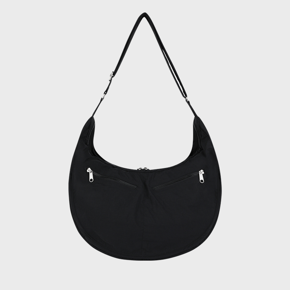 Knotted Shoulder Bag (Nylon-Black) - 감도 깊은 취향 셀렉트샵
