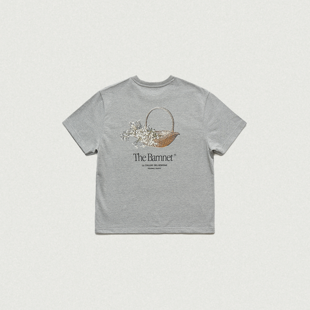 【The Barnnet】Barnnet Bear Sunbed T-Shirt The Barnnet] Barnnet Bear Sunbed T-Shirt_Grey 正規品 韓国