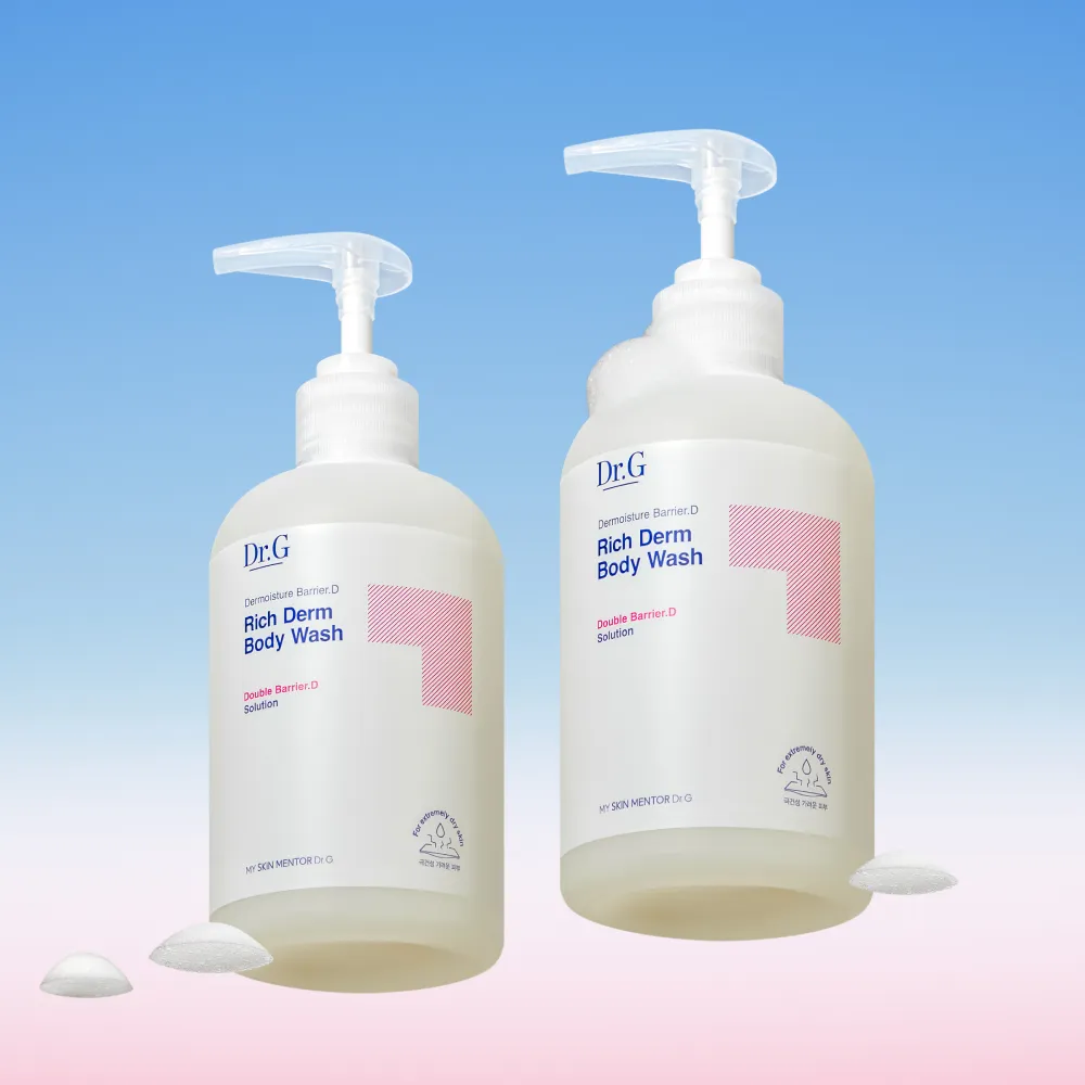 더모이스처 배리어D 리치덤 바디워시 400mL+400mL