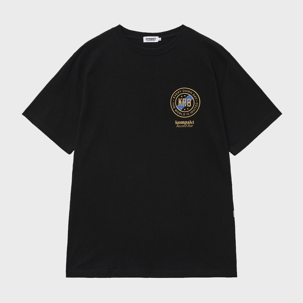 ★UMBRO★ UMBRO X MOONSUN Ringer Lettering Short Sleeve T-Sh Umbro x MOONSUN Logo T-Shirt / Black - 감도 깊은 취향 셀렉트
