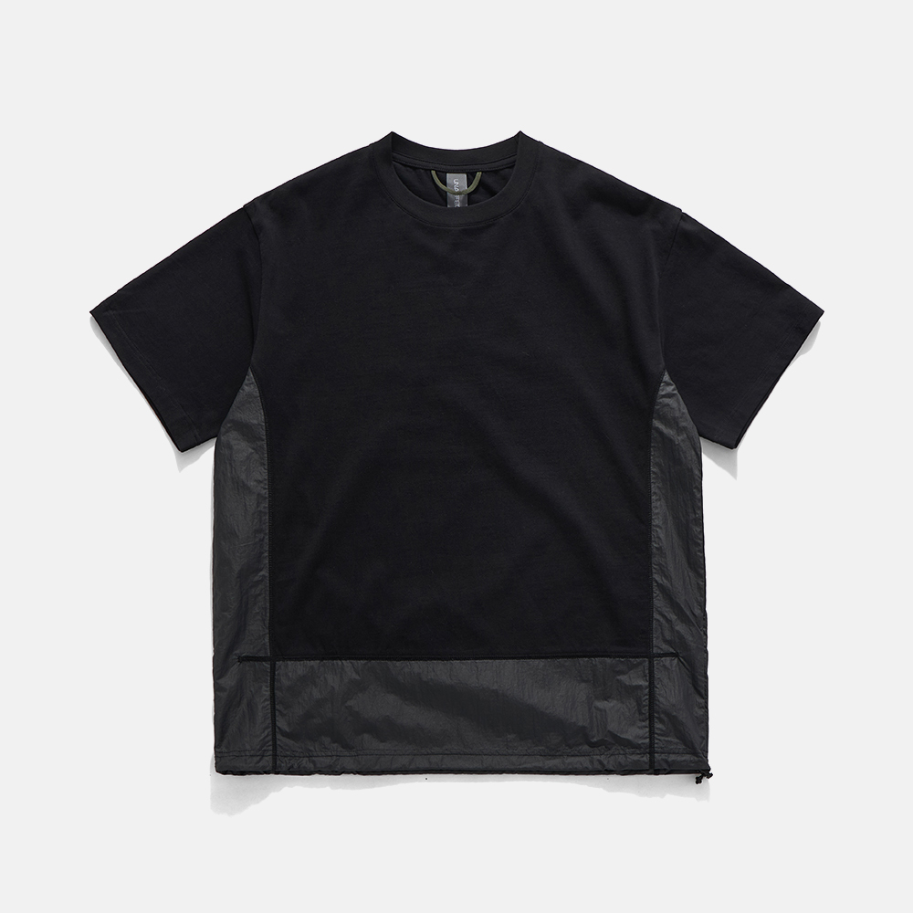 NOT4NERD ■ 4 Symbol Colour Block Mesh T-Shirts 4 Symbol Colour Block Mesh T-Shirts - Khaki - 감도 깊은 취향