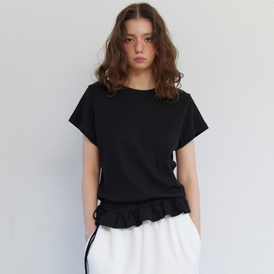 ROUGH BABY Off-Shoulder Top Black - 감도 깊은 취향 셀렉트샵 29CM