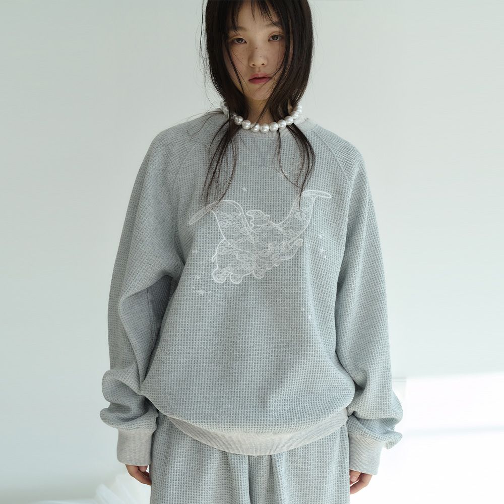 [29CM단독] Dumbo Patchwork Top (Grey)