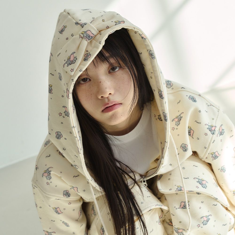 [29CM단독] Dumbo Ribbon Hooded Zip