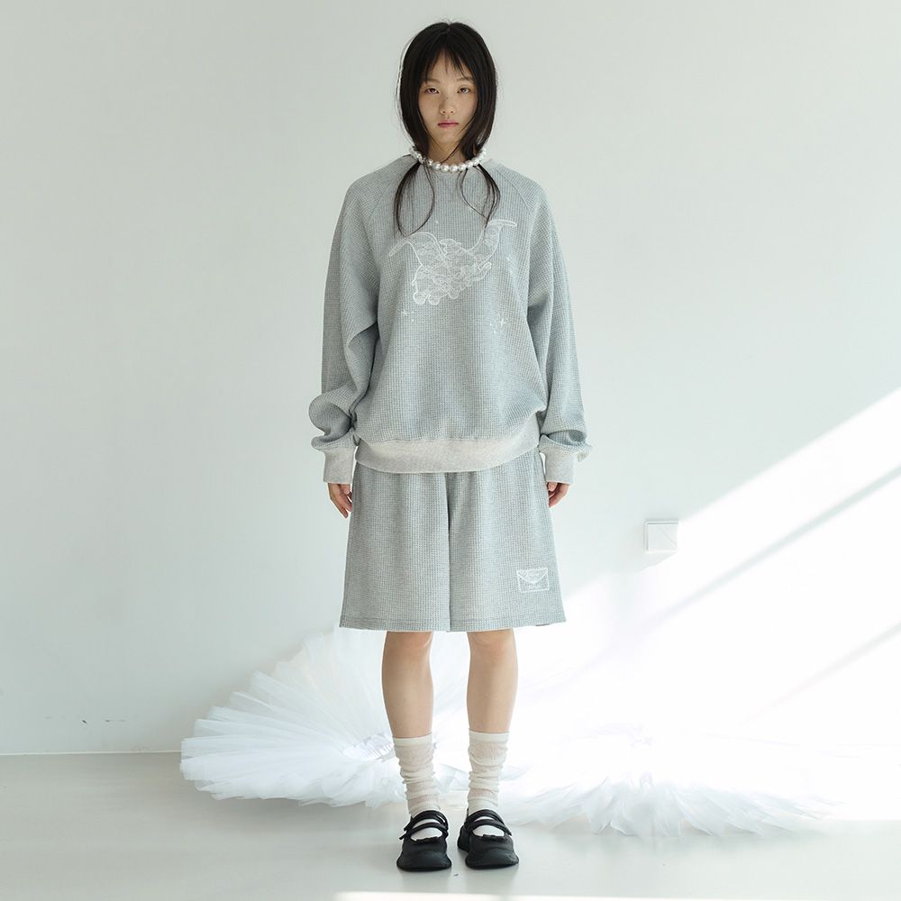[29CM단독] Dumbo Waffle Shorts (Grey)