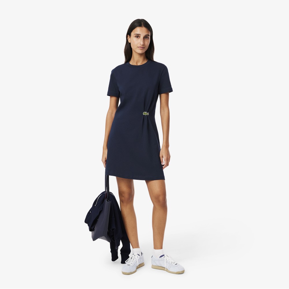 [Clove]★24SS★韓国大人気 ★Half Zip-Up Dress 24SS clove] Half Zip-Up Dress (Black) - 감도 깊은 취향
