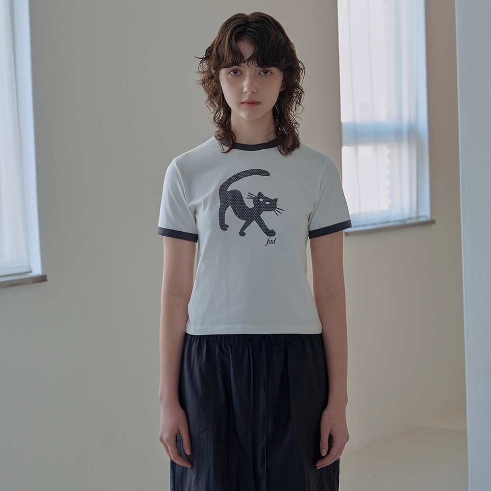 25SS新作猫Tシャツ【ROLAROLA】MAISON ROLA CAT FRIENDS T-SHIRT MUSINSA公式 | ROLAROLA MAISON ROLA CAT FRIENDS T-SHIRT WHITE