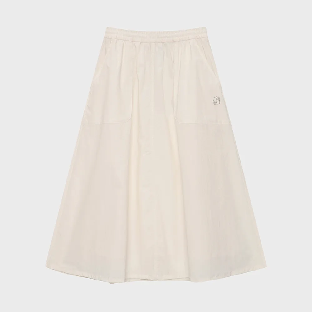 スカート [NICEGHOSTCLUB]PADDED WRINKLE SKIRT_WHITE(NG2CFUPA92A) PADDED WRINKLE SKIRT_WHITE(NG2CFUPA92A) - 감도 깊은 취향