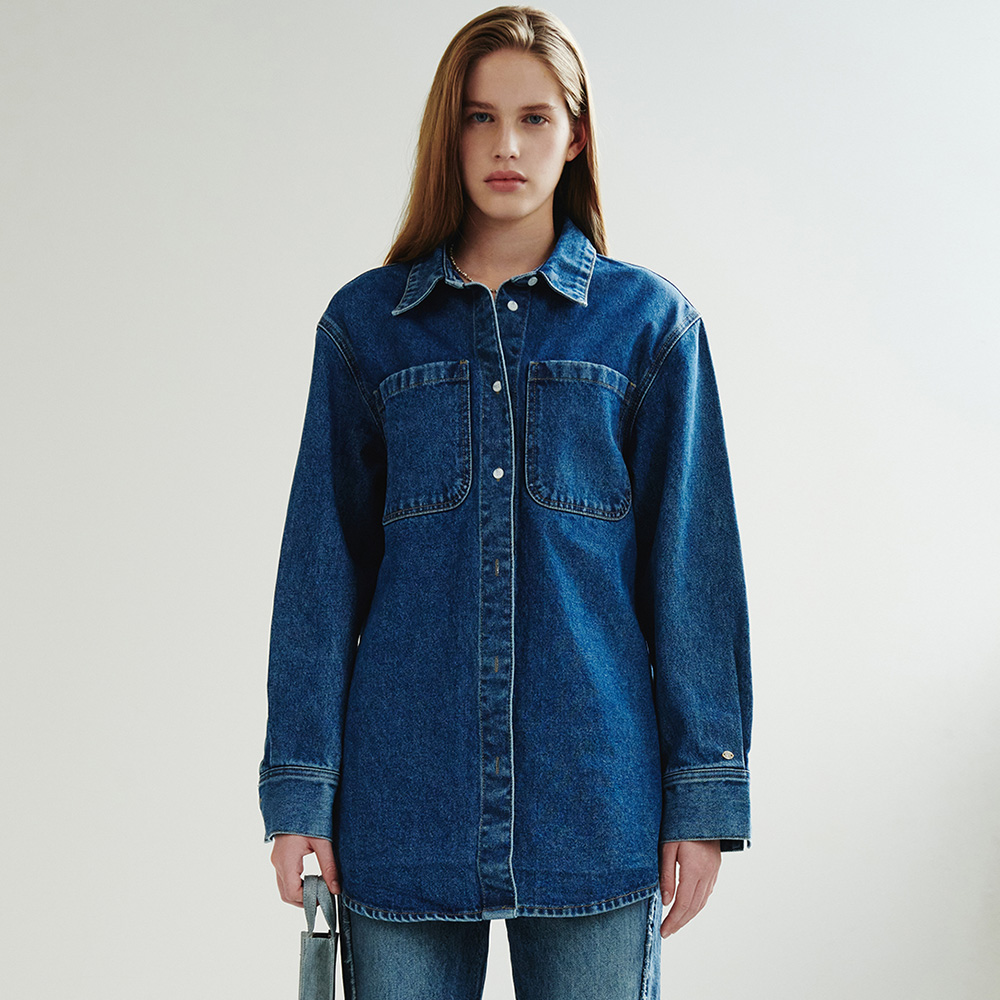 ジャケット EENK XMEN Vintage Bomber Short Denim Jacket 6bce769049aa6.jpg