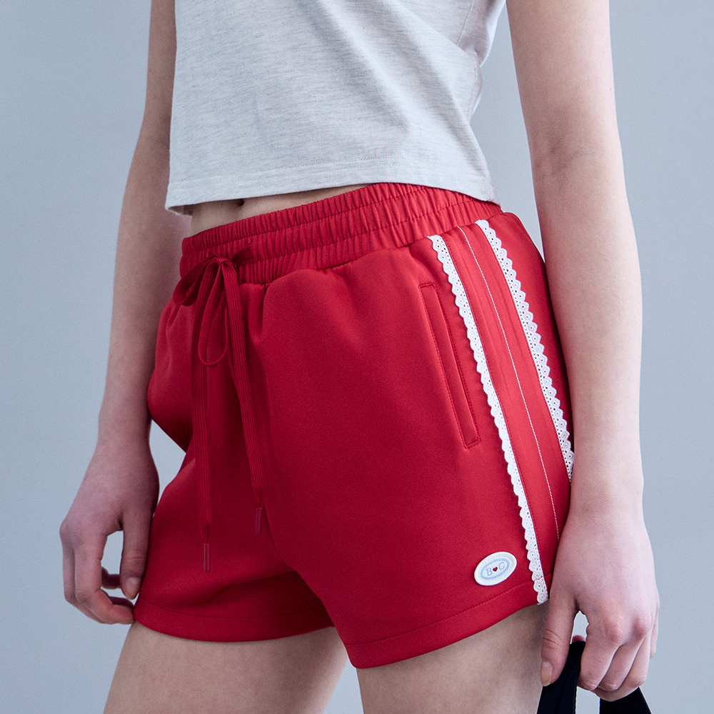 Mary Jersey Lace Shorts-Red - 감도 깊은 취향 셀렉트샵 29CM