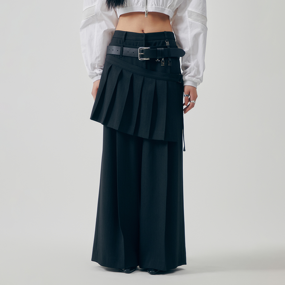 Scarf Wrapped Pants [ Black ] - 감도 깊은 취향 셀렉트샵 29CM