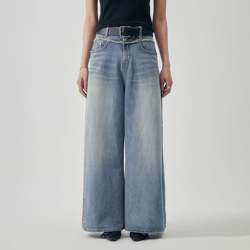 Scratch Damage Denim Pants [ Black ] - 감도 깊은 취향 셀렉트