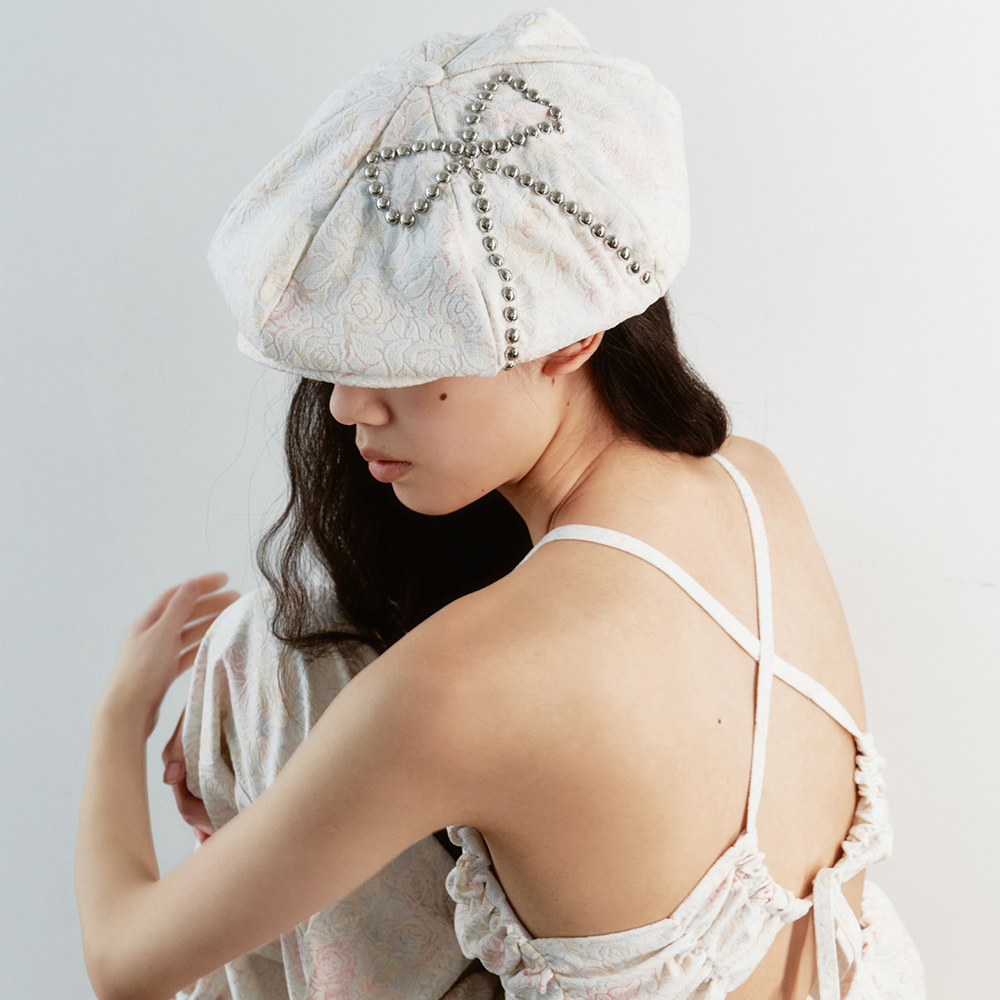 Gimmetheyoung★韓国★人気★G_RIBBON OVERSIZED HUNTING CAP Gimmetheyoung☆韓国☆人気☆G_RIBBON OVERSIZED HUNTING CAP
