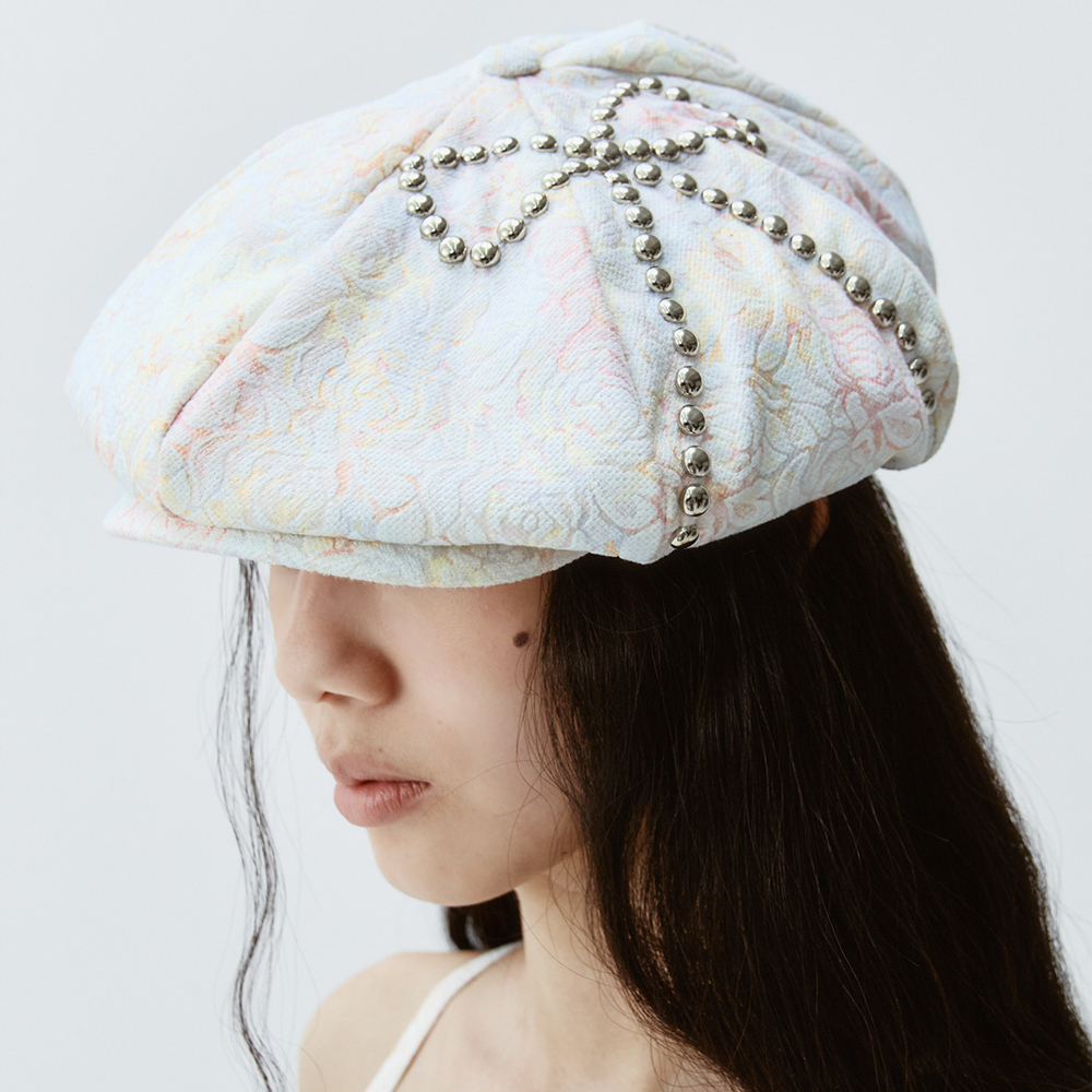 Gimmetheyoung★韓国★人気★G_RIBBON OVERSIZED HUNTING CAP G_RIBBON OVERSIZED HUNTING CAP / PINK - 감도 깊은 취향