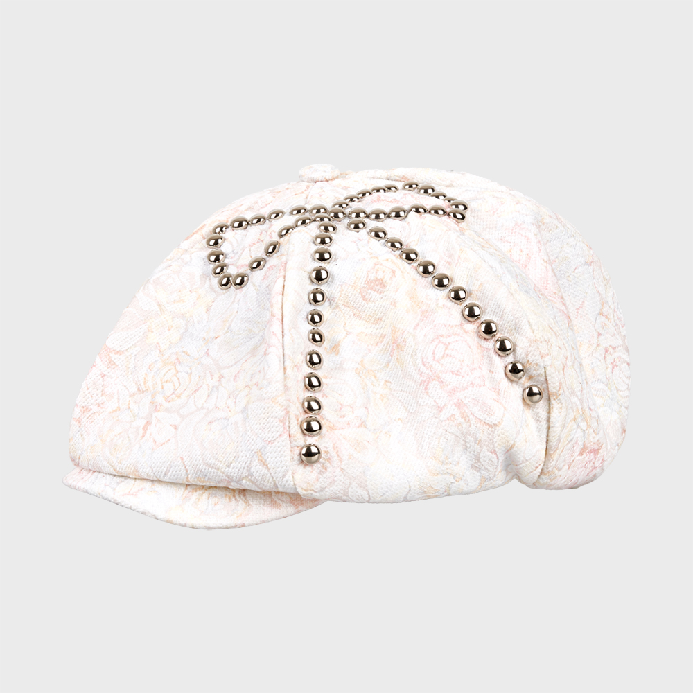 Gimmetheyoung★韓国★人気★G_RIBBON OVERSIZED HUNTING CAP G_RIBBON OVERSIZED HUNTING CAP / PINK - 감도 깊은 취향
