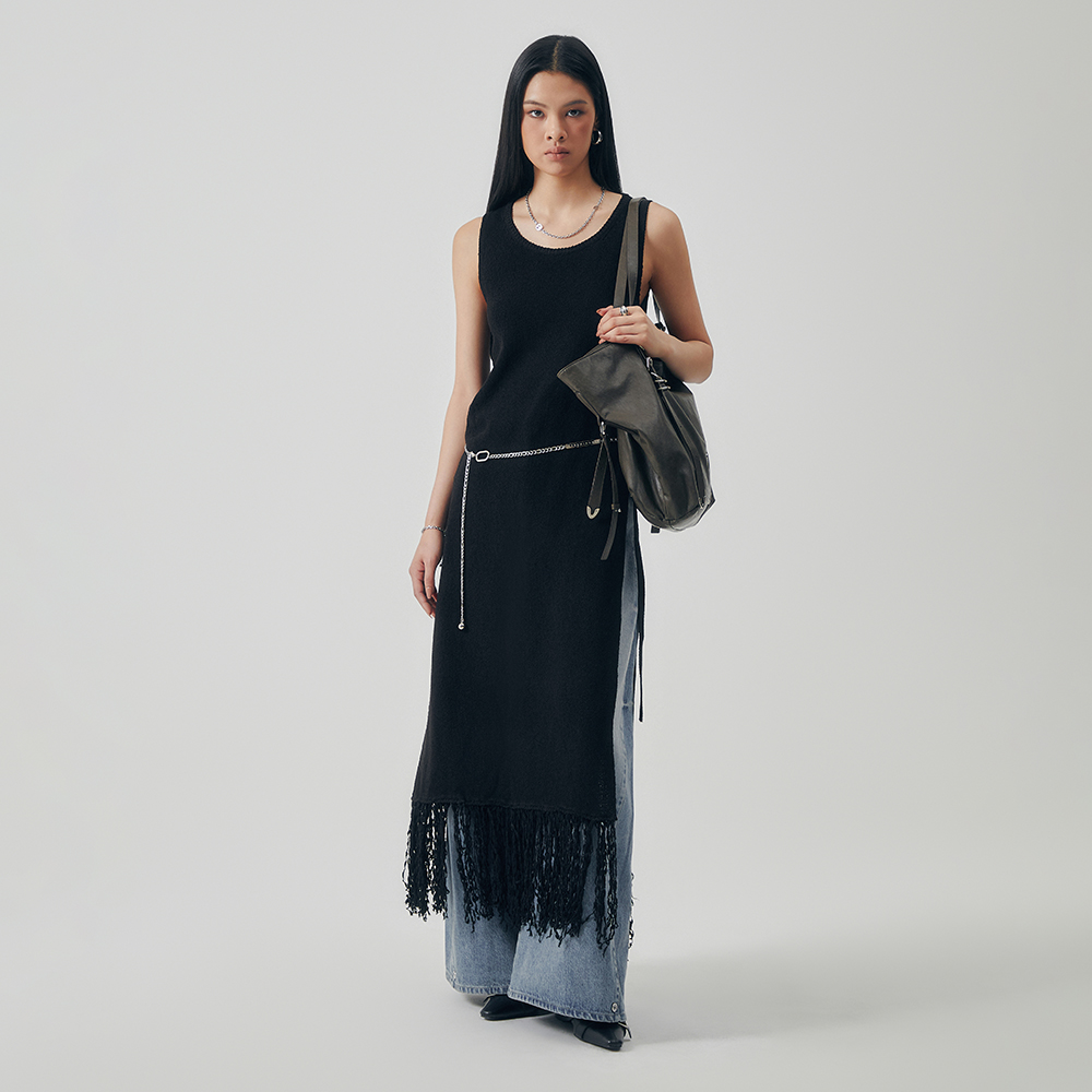 【TREEMINGBIRD】Multi Belted Strap Shopper Bag★韓国商品 TREEMINGBIRD] Multi Belted Strap Shopper Bag [ Brown ] 正規