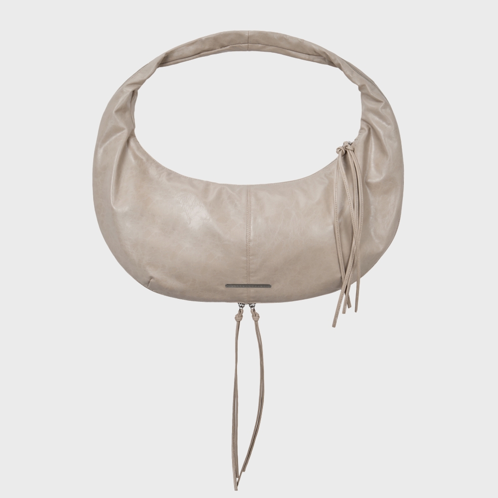 ★NlCK&NLCOLE★ NICOLE NYLON SHOULDER KNOT BAG_LIGHT PINK Designer fashion, Seoul-fully created | W Concept