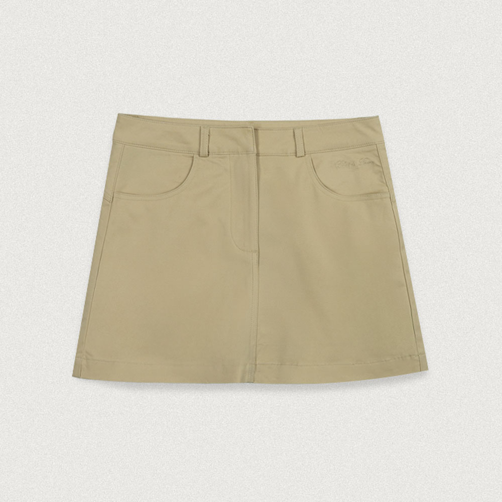 [TMAKER]SIGNATURE LOGO LIVET POCKET DETAIL SKIRT PANTS★韓國 SIGNATURE LOGO LIVET POCKET DETAIL SKIRT PANTS BE - 감도