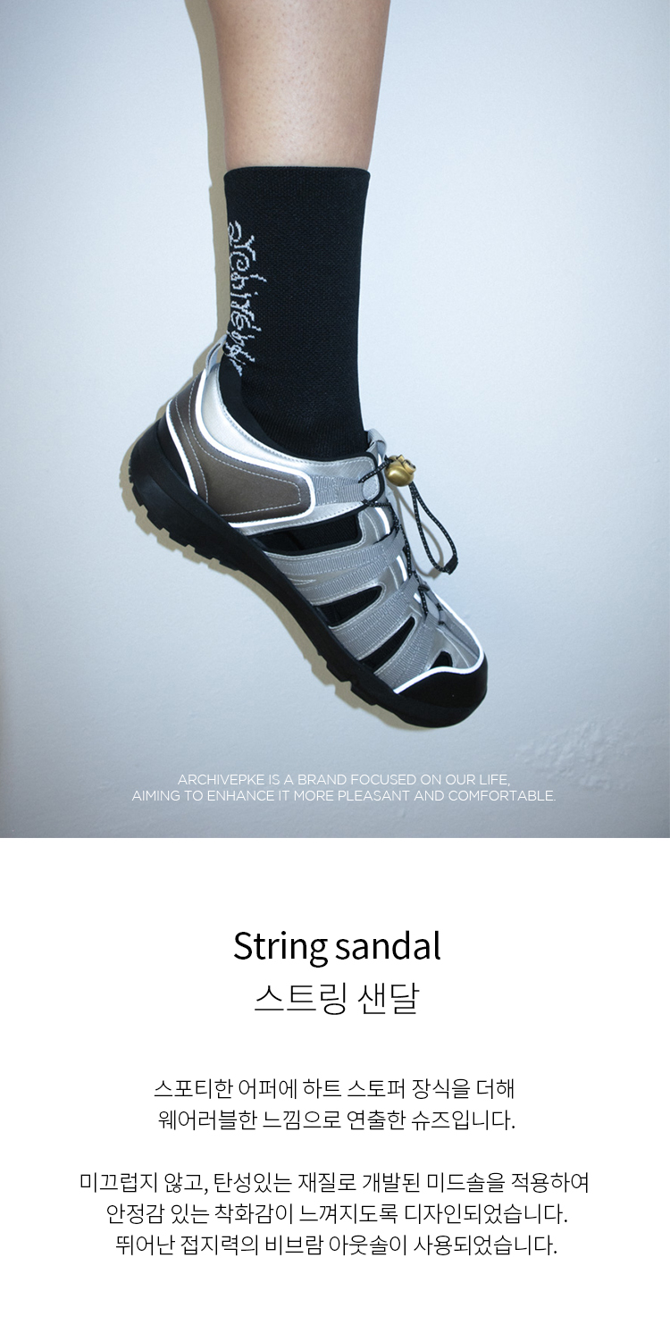 Fling-move 001 String sandal(Silver spoon) - 감도 깊은 취향