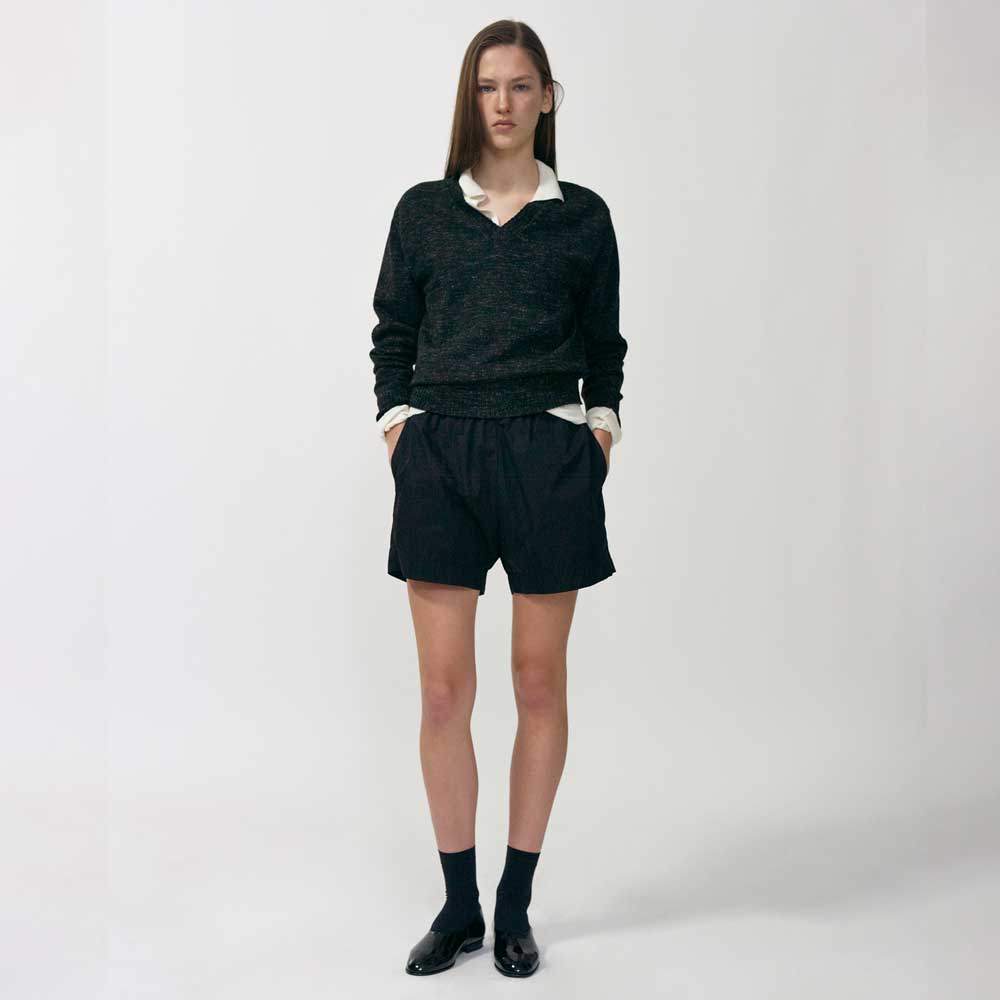 [NOTHING WRITTEN] Yaphi short pants (Black) ☆送料込☆ Yaphi short pants (Black) - 감도 깊은 취향 셀렉트샵 29CM