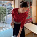 [지혜, 이진하PICK][online exclusive] dozen wool cardigan (red)