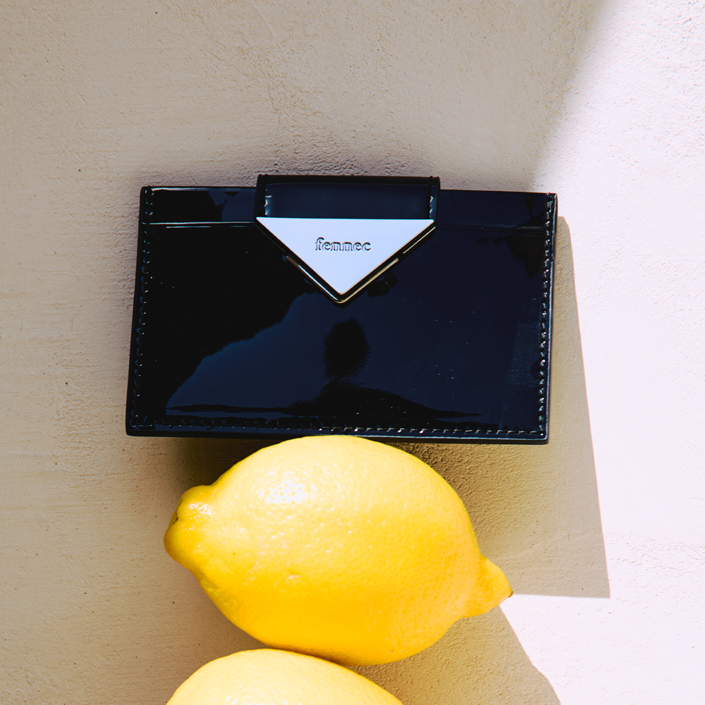 ◇Fennec◇ TRIANGLE BRIDGE CARD HOLDER BLACK 53ae40a613de075ceea2128dbdd26f