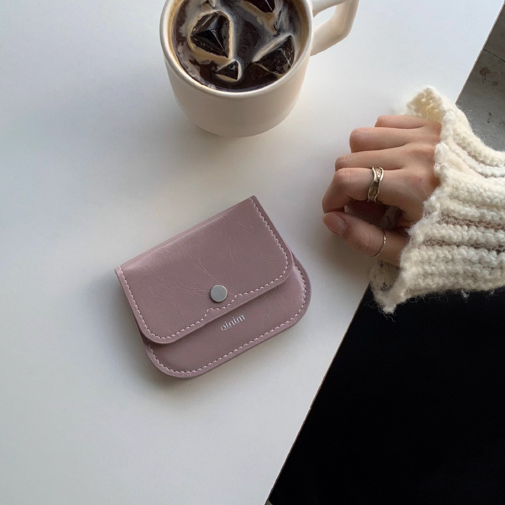 ＊韓国＊［minio］moono wallet vintage lavender minio 미니오 | moono wallet (vintage lavender) • 빈티지한