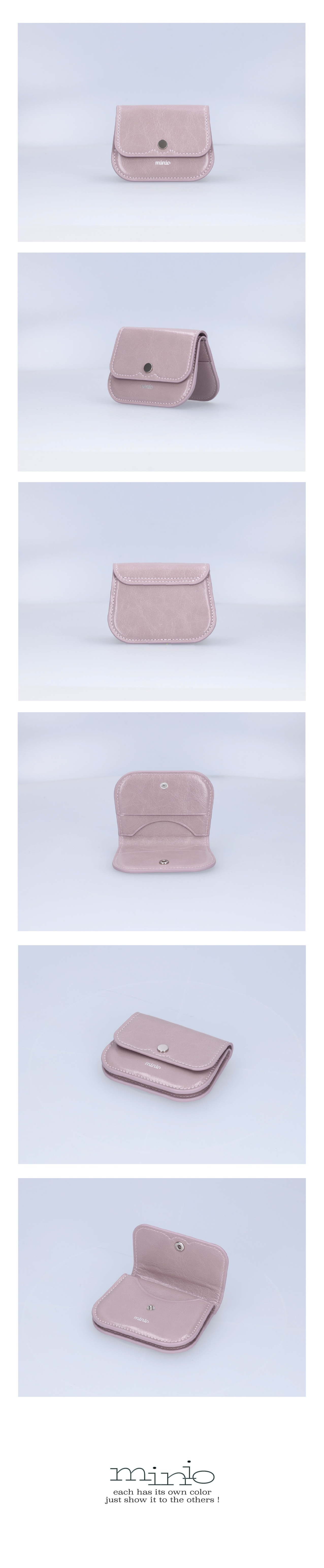 minio] moono wallet (vintage lavender) - 감도 깊은 취향