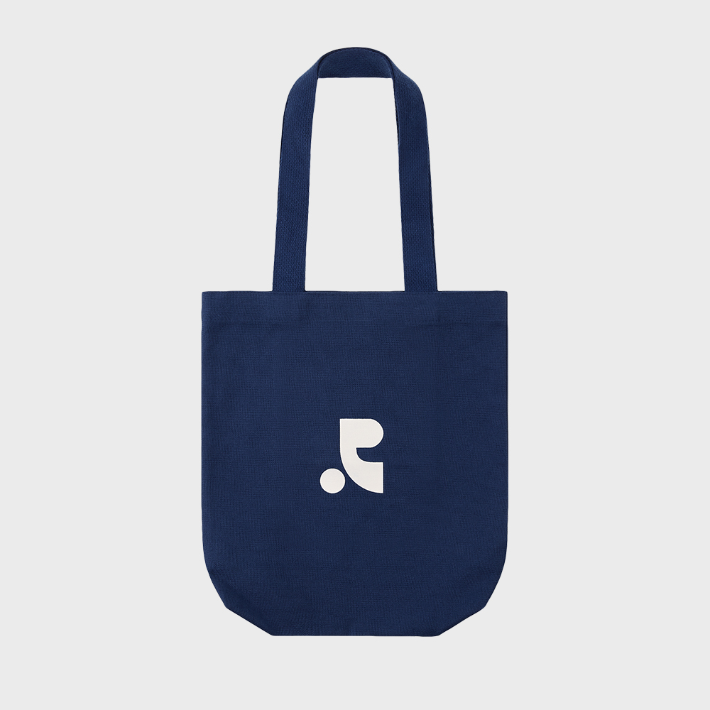 Rest&Recreatio☆RS LOGO COTTON ECO BAG (2color) RS LOGO COTTON ECO BAG (BLUE) - 감도 깊은 취향 셀렉트샵 29CM