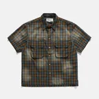 COMFY HALF SHIRTS / FADING BEIGE CHECK