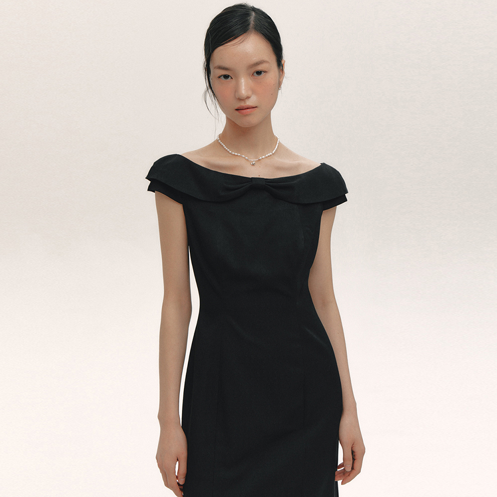 ■The tis■ TWIST DETAIL PLEATS DRESS_TT4S601BK TWIST DETAIL PLEATS DRESS_TT4S601BK - 감도 깊은 취향 셀렉트