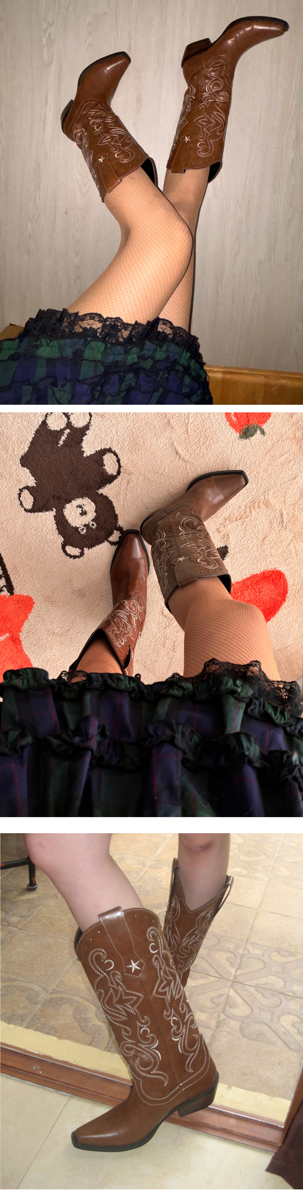 Hot Chocolate Western Boots (Brown) - 감도 깊은 취향 셀렉트