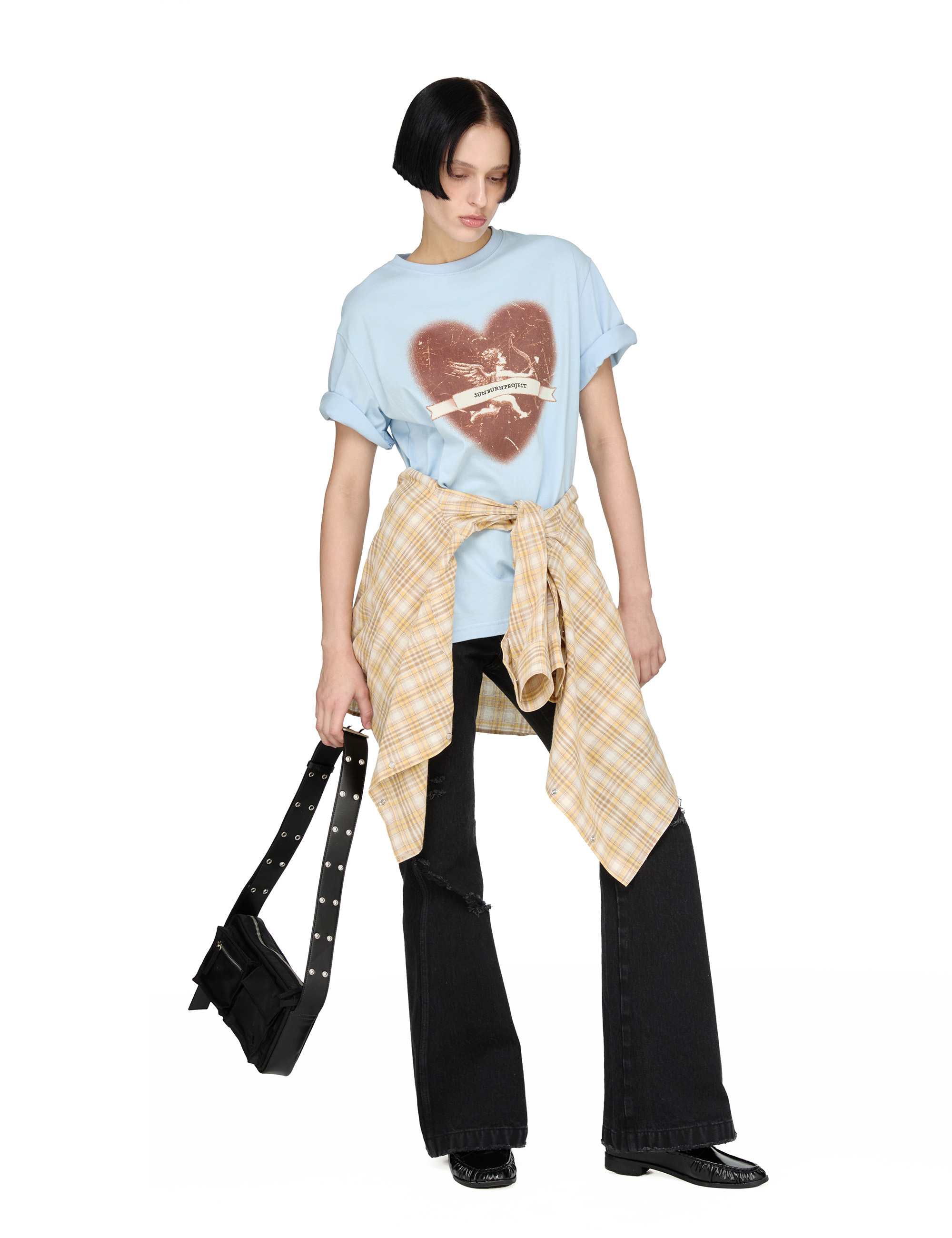 【SUNBURN PROJECT】韓国人気★ Cupid Overfit T-shirt SUNBURN PROJECT Cupid Overfit T-shirt