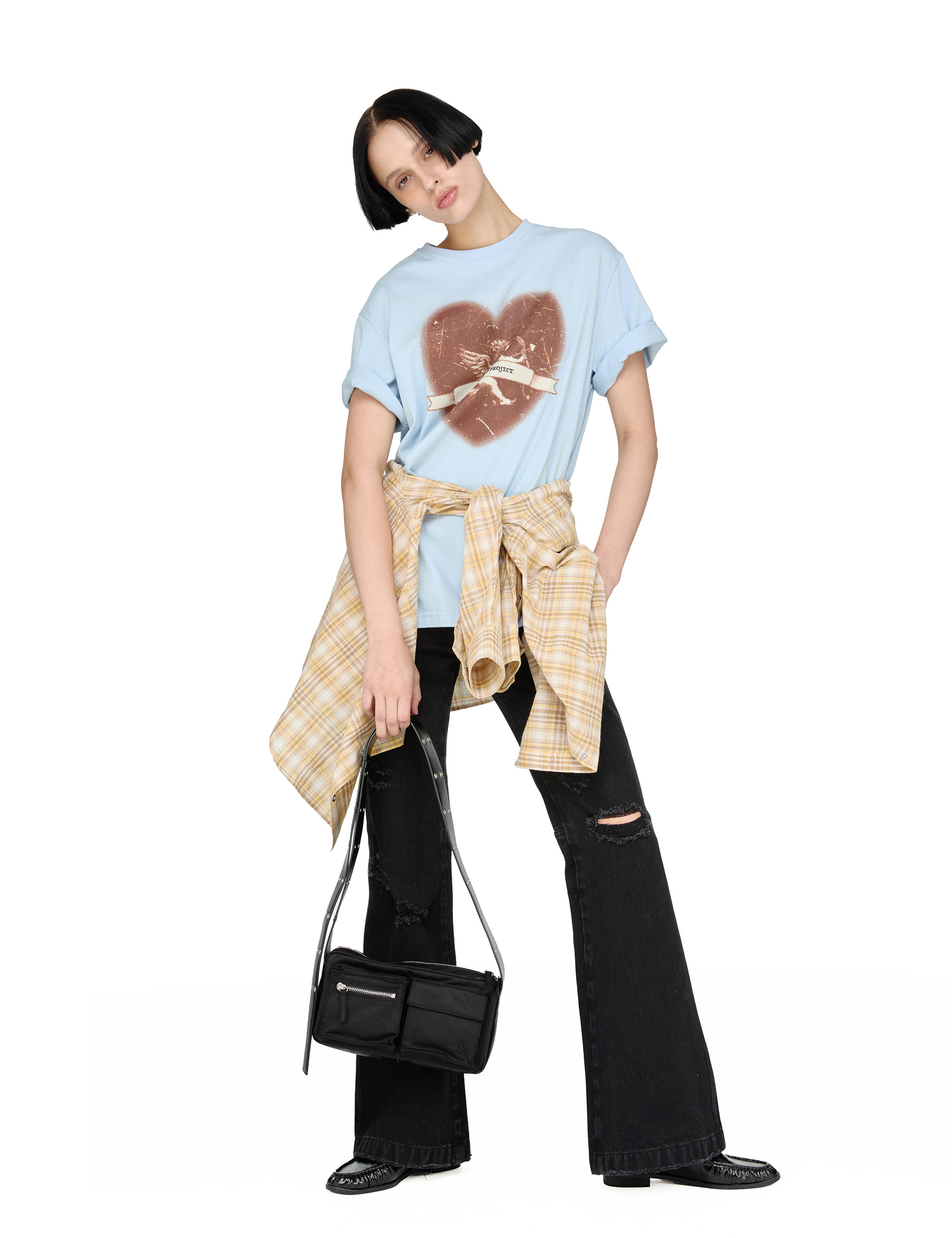★SUNBURNPROJECT★Cupid Overfit T-shirt★ MUSINSA公式 | SUNBURNPROJECT Cupid Overfit T-shirt, WHITE